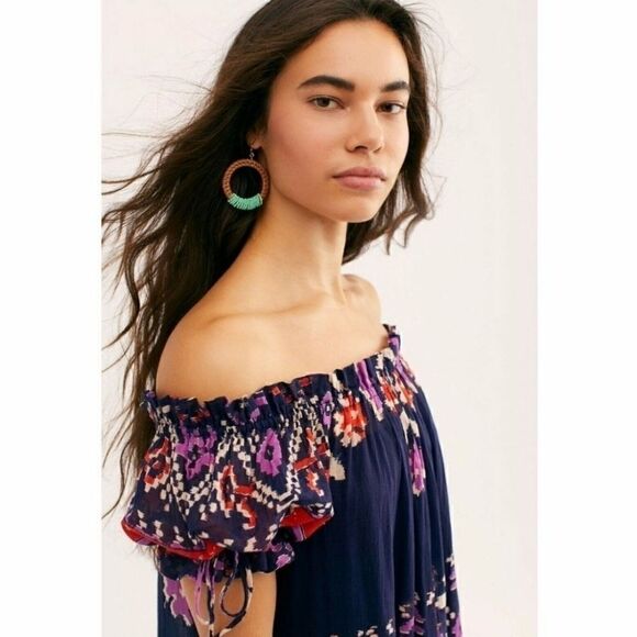 Free people Love Song Off-The-Shoulder Maxi Dress - Picture 4 of 8